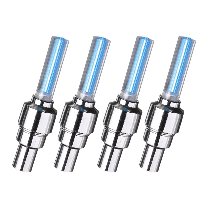 4 шт./компл. светильник для клапана шины автомобиля мотоцикла велосипеда синяя