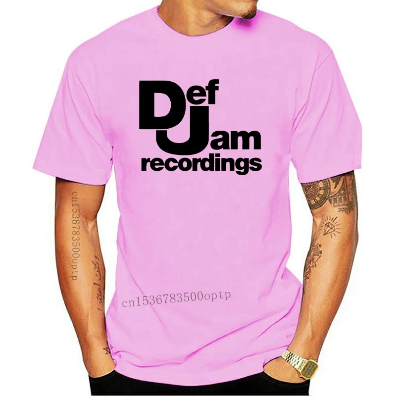 

Новая футболка с надписью DEF JAM с записью в стиле ретро хип-хоп рэп (S-XXXL) Футболка с драконом Эминем лилом уэном мужские Забавные футболки с ко...