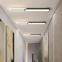 modern led ceiling light bedroom kitchen aisle ceiling light acrylic light strip blackwhite ceiling light