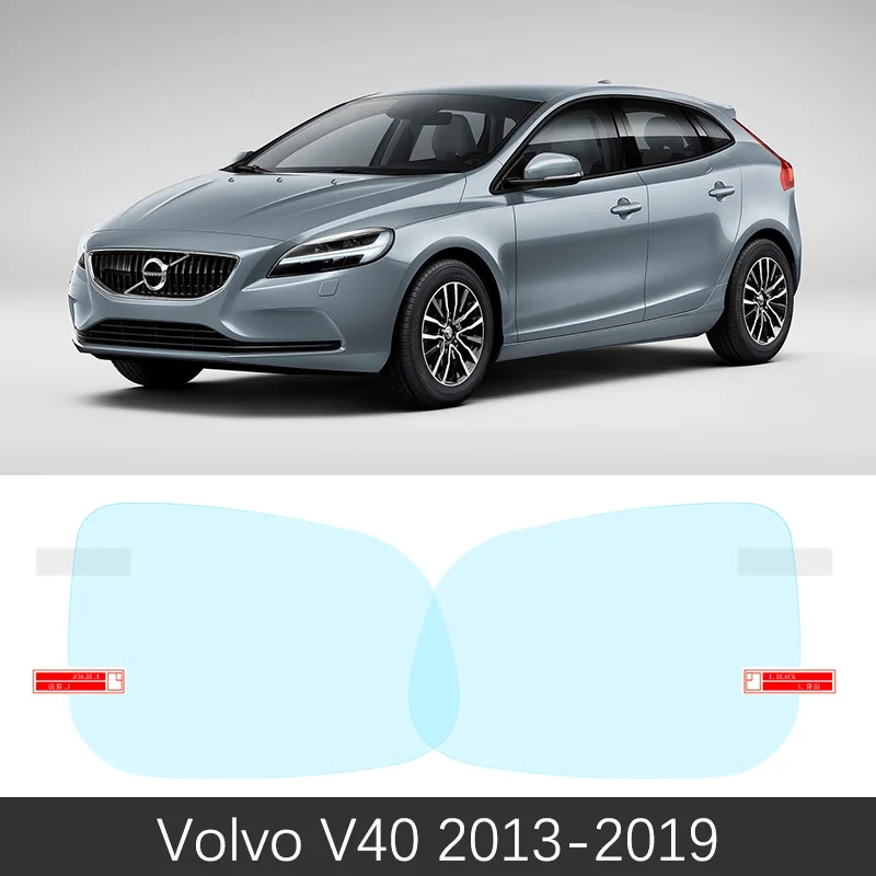 

Для VOLVO V40 V40CC CC Cross Country R Design 2013 ~ 2019 полное покрытие зеркало заднего вида непромокаемая противотуманная пленка аксессуары 2016 2017