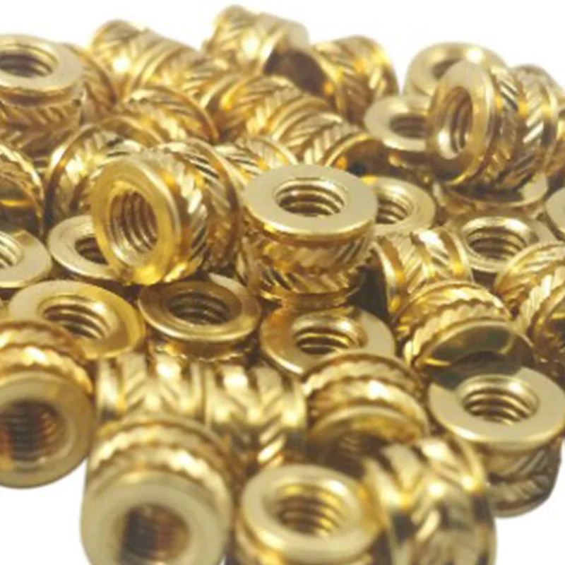 

Threaded Heat,M3 3mm M3-0.5 Brass Threaded Metal Heat Set Screw Inserts for 3D Printing(50 Pcs)
