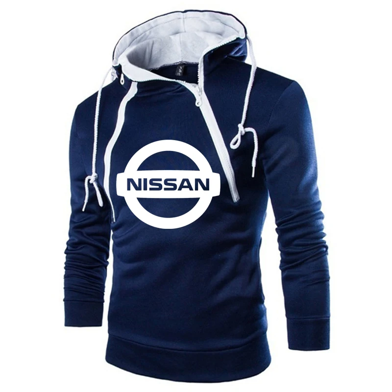 

New 2021 Men's hoodies for Nissan Car Logo Printed spring autumn high quality cotton Men's hoodies casual Sportswear