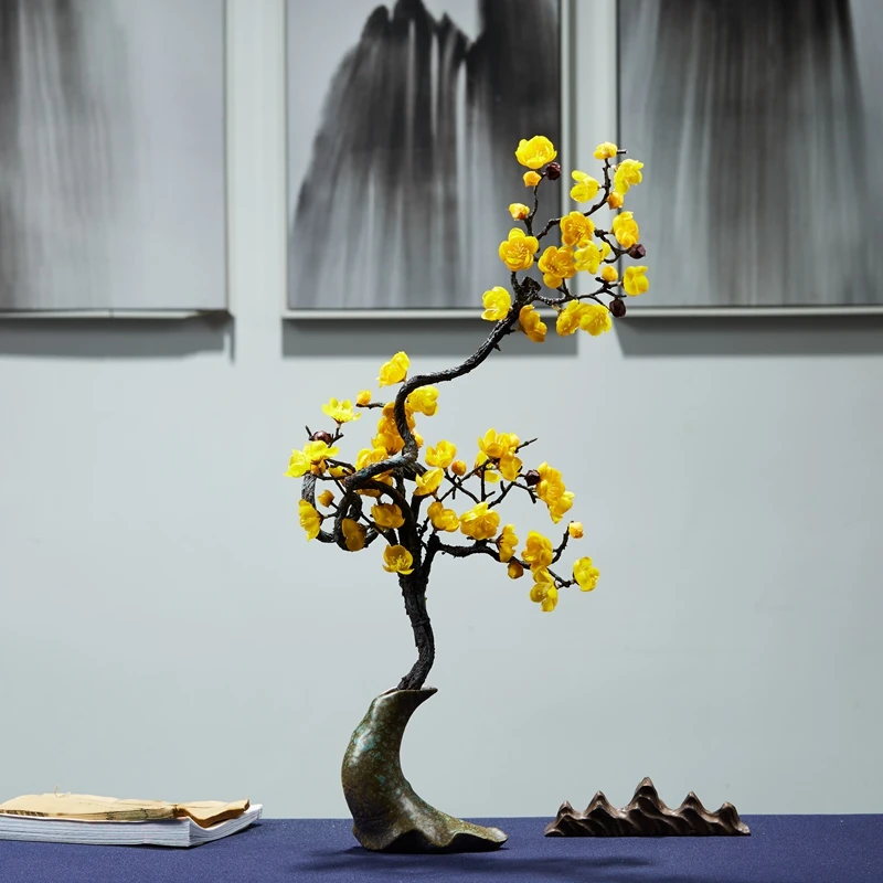 

Домашний декор, сушеные цветы, цветение сливы, имитация цветов, свадебное украшение, оформление отеля, искусственные украшения, креативные ...