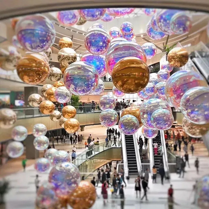 

Large Soft Pvc Christmas Ornament Balloons Set 2Pcs Balls Christmas Decorations 2021 Adorno Navidad Casa Christmas Decoration