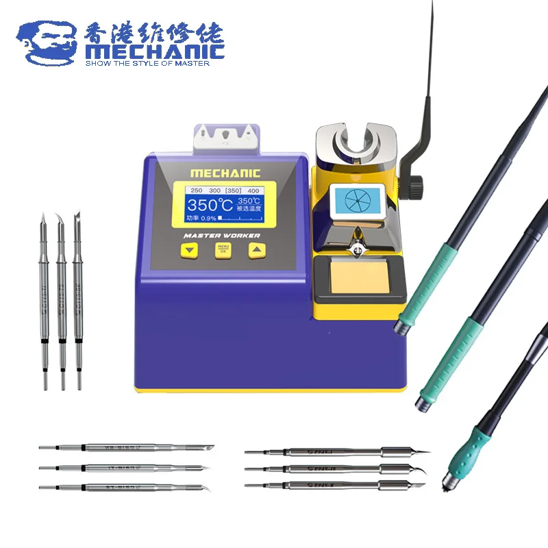 

Mechanic Nano Soldering Station Rapid Heating With JBC 115 210 245 Soldering Tip for Integrated Circuit Component Welding Repair