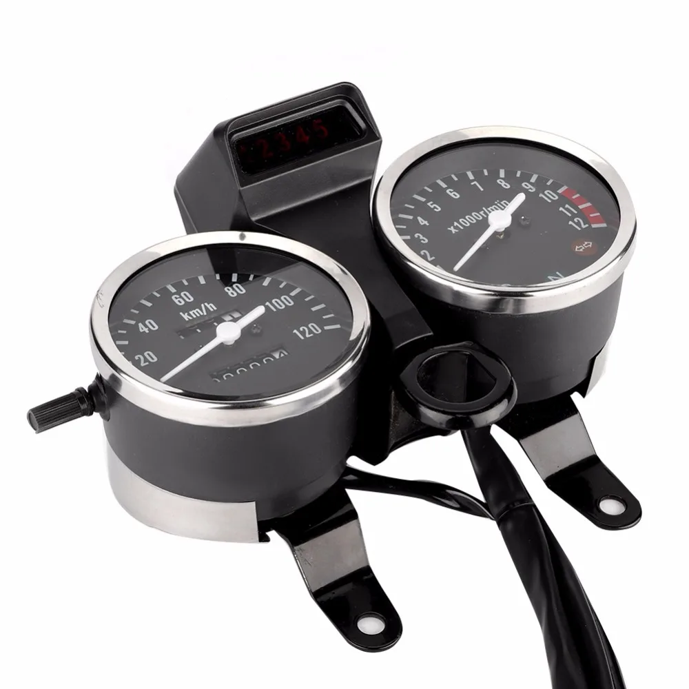 Motorcycle Speedometer Odometer LED Motorcycle Modified Accessories Speedometer Odometer Tachometer Universal for Suzuki GN125