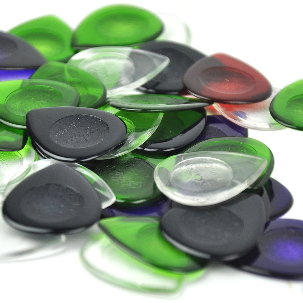 Набор 100 шт. тяжелые маленькие каплевидные медиаторы смешанных цветов для бас