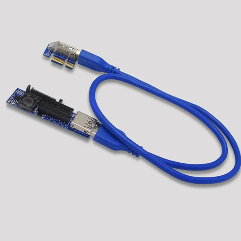 Удлинительный кабель PCI E X1 USB 3 0 переходник|Компьютерные кабели и разъемы| |