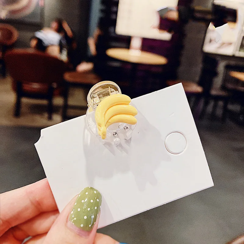 Корейский зажим головной убор маленькая заколка прекрасный фруктовый цвет для