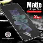 Матовая Гидрогелевая пленка 9999d для samsung galaxy zflip3 z flip3 flip 3 zflip 3 5g, 2 шт., матовая защитная пленка для экрана, не закаленное стекло