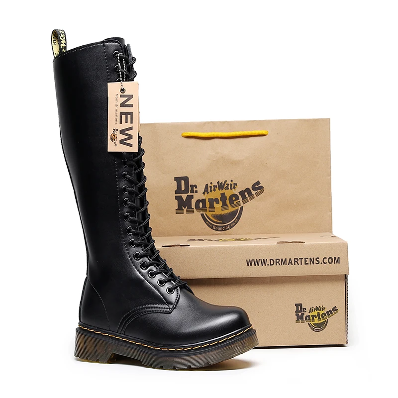 

2021 woman Knee High Boots Ladies Winter Genuine Leather Winter Shoes Woman Newest Office Lady Working Tight High Boots