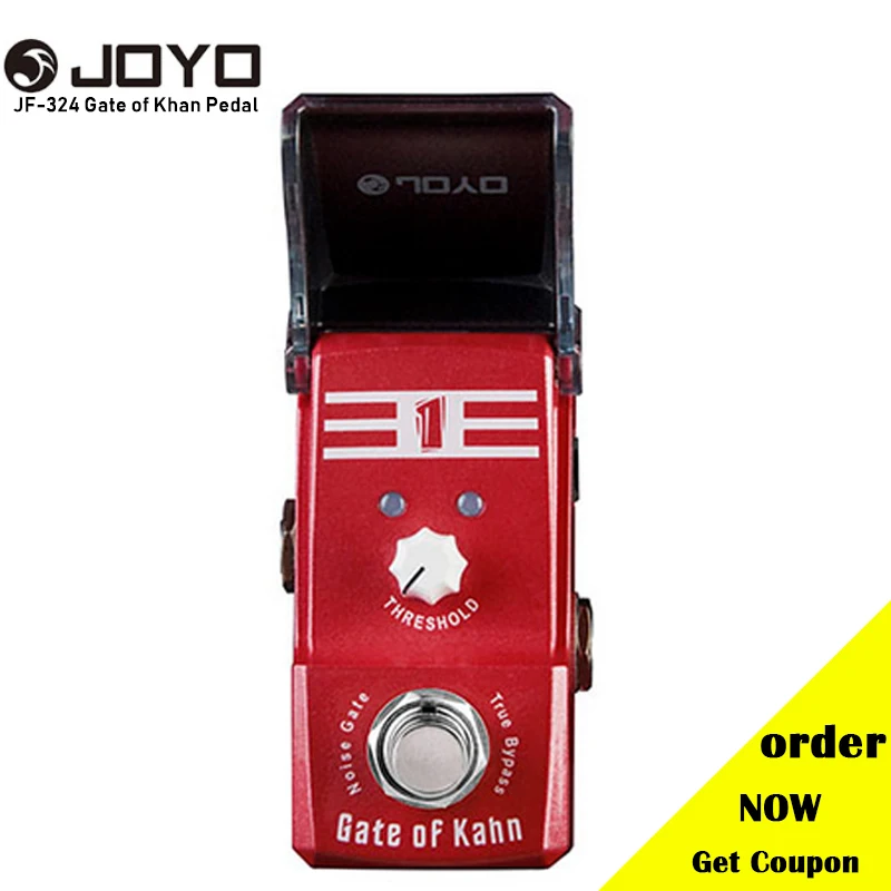 JOYO JF-324 ворота Kahn noise Gate Мини электрическая бас-гитара Педаль Эффекта с ручкой Guard