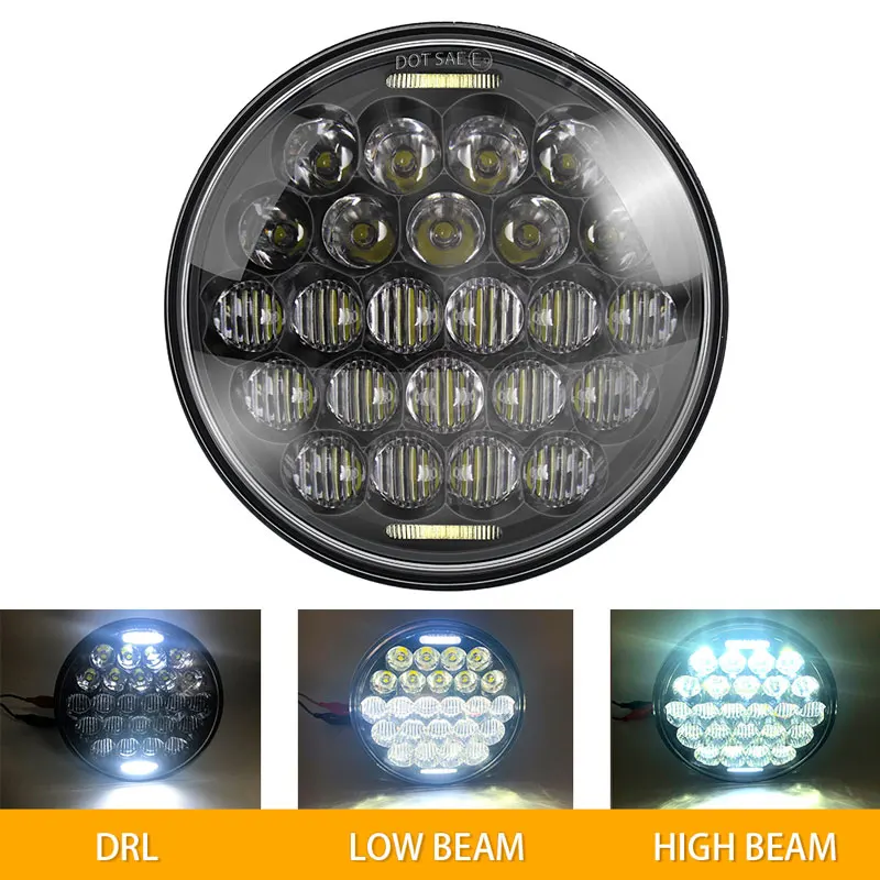 5 75 &quotсветодиодная фара 3/4 дюймов проектор мото фары для harley sportster Dyna Softail Super Glide