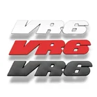 1 металлическая наклейка на машину с логотипом VR6 VR6