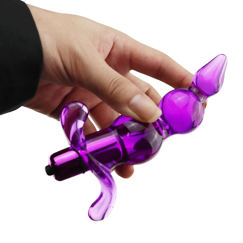 Анальная пробка вибратор с 3 шариками для массажа простаты Стимулятор точки G