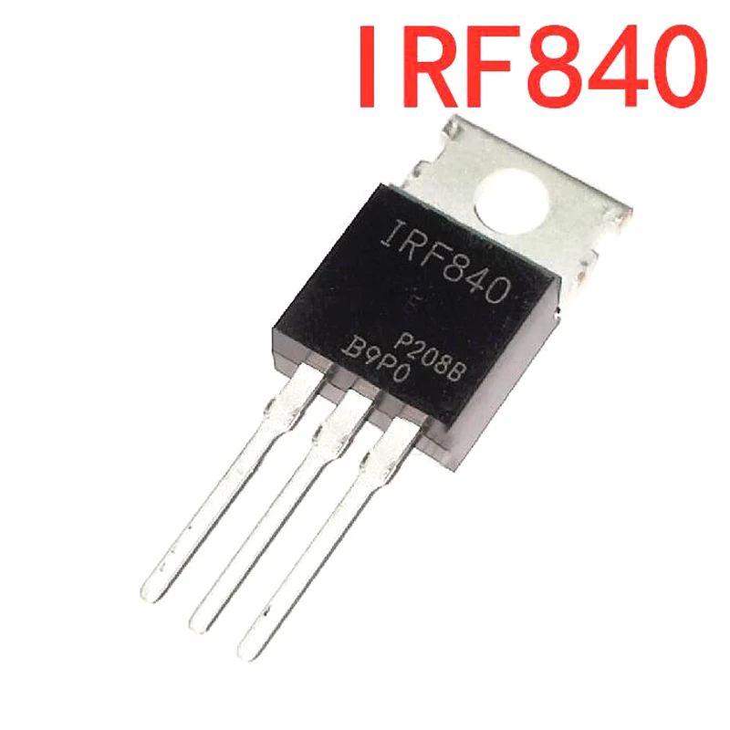 Новый и оригинальный чипсет IC IRF840 TO220 840 IRF840PBF TO-220, 10 шт.