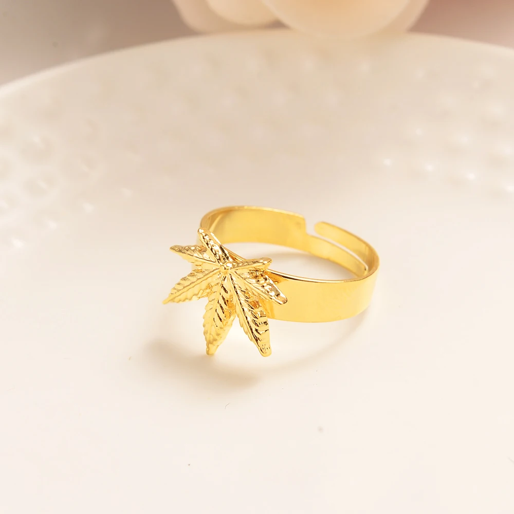 

Gold leaf pendant Necklace Earrings rings African punk jewelry Gold Jewellery For women men party gifts