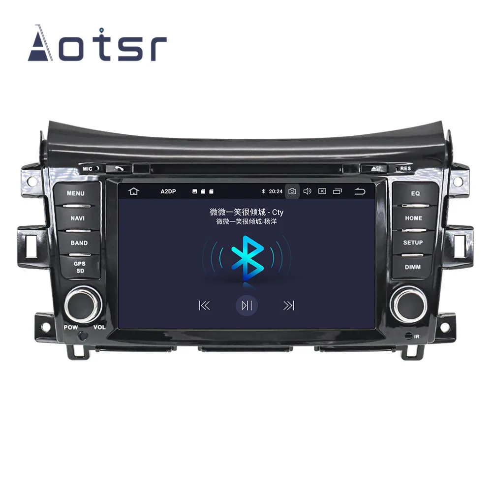 Автомобильный DVD плеер с GPS навигацией Android 9 0 4 + 64 ГБ DSP IPS для NISSAN NP300 Navara 2014