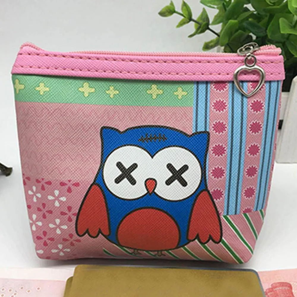 Женские Сова Бумажник держатель для карт Сумочка монет клатч сумочка кошелек