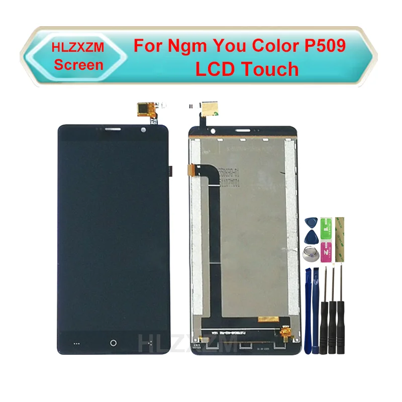 Для Ngm You Color P509 ЖК-дисплей со стандартной заменой с инструментами + наклейка 3M -