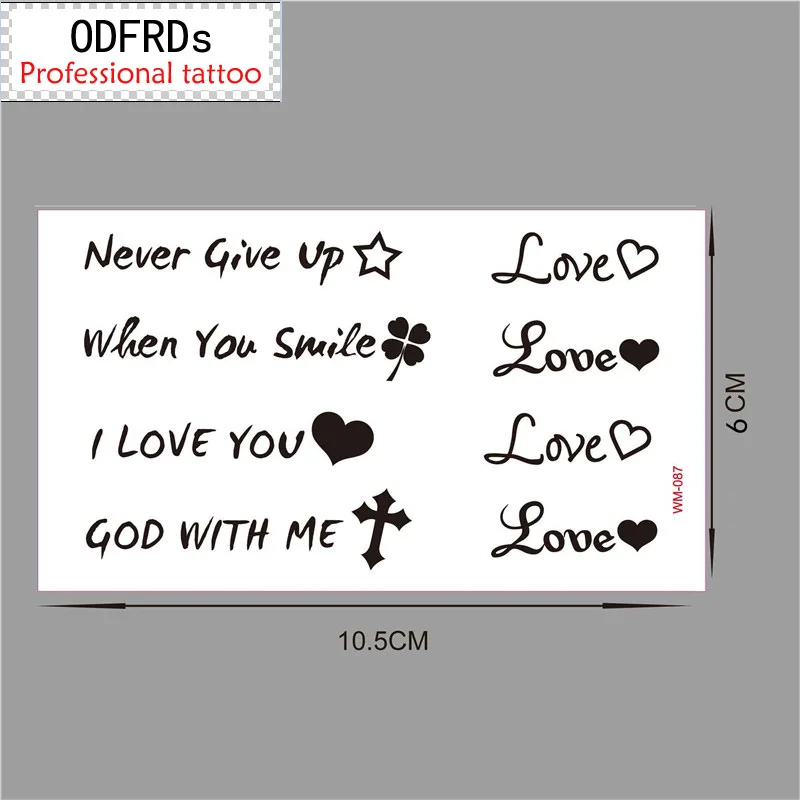 Временная татуировка для мужчин и женщин водонепроницаемые наклейки макияж