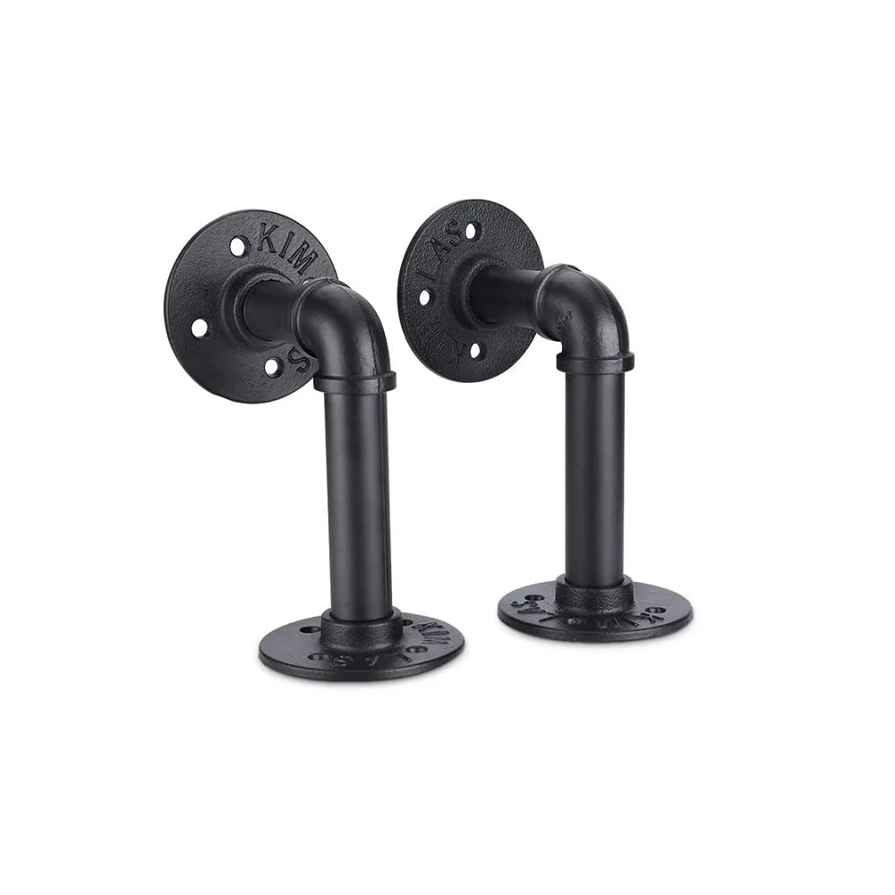 2 шт. промышленный сделай сам л труба для супермаркетов открытого типа дерево