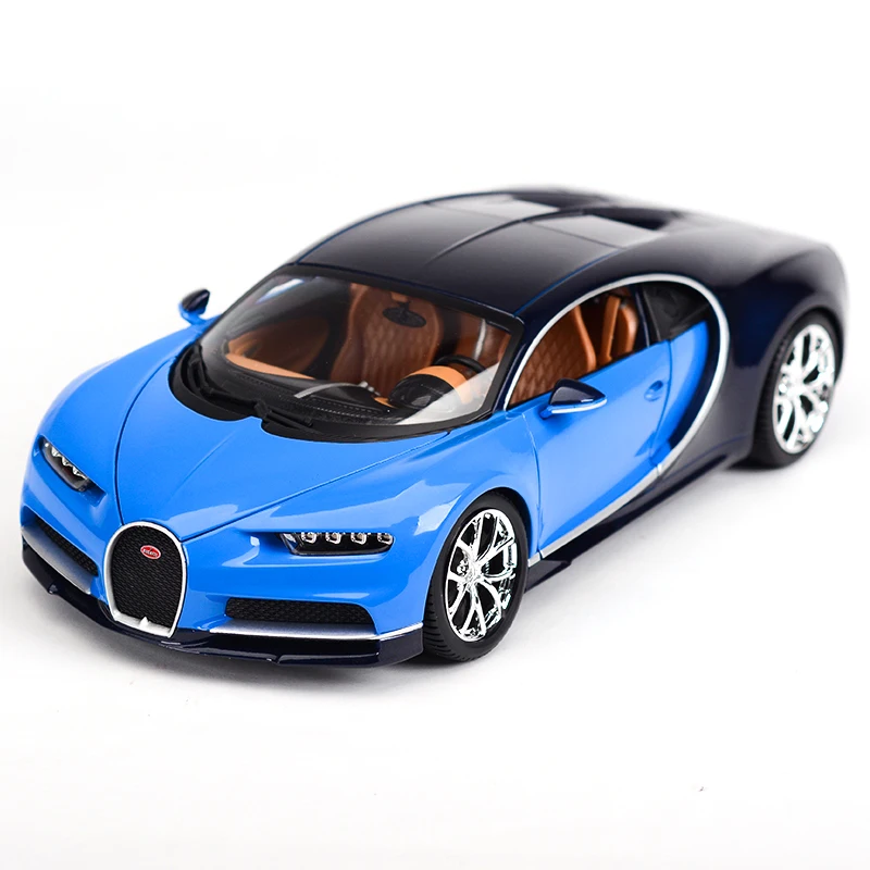 Модель спортивная литая модель Bugatti Chiron Bburago 1/18 1:18 для детей мальчиков и