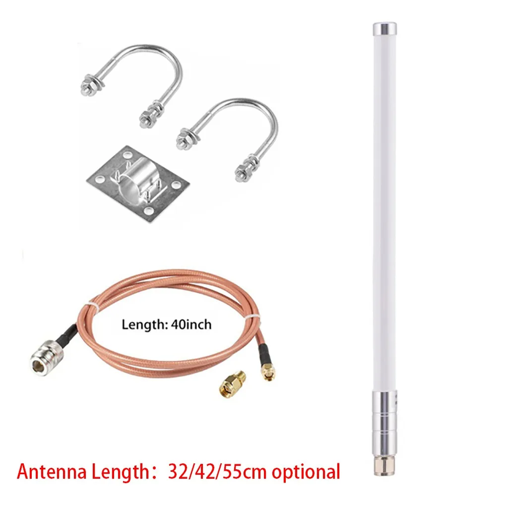 

Антенна Lora 2G/3G/4G 8 DBi 860-930 МГц, водонепроницаемый усилитель сигнала IOT со штекером N, Беспроводной ретранслятор, кабель RG142
