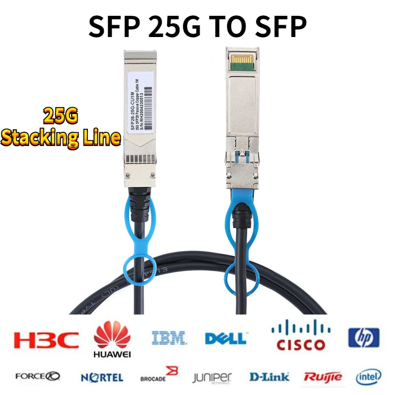 

25G SFP28 SFP+ DAC Cable - 25GBASE-CR SFP28 to SFP28 Passive Direct Attach Copper Twinax Cable for Cisco SFP-H25GB-CU1-3M