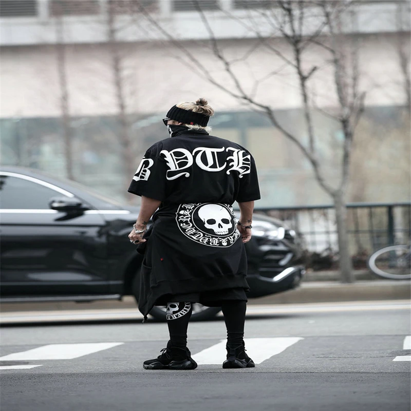 

2021 spring and summer new male muscle fitness clothes breathable loose T-shirt casual running sports top