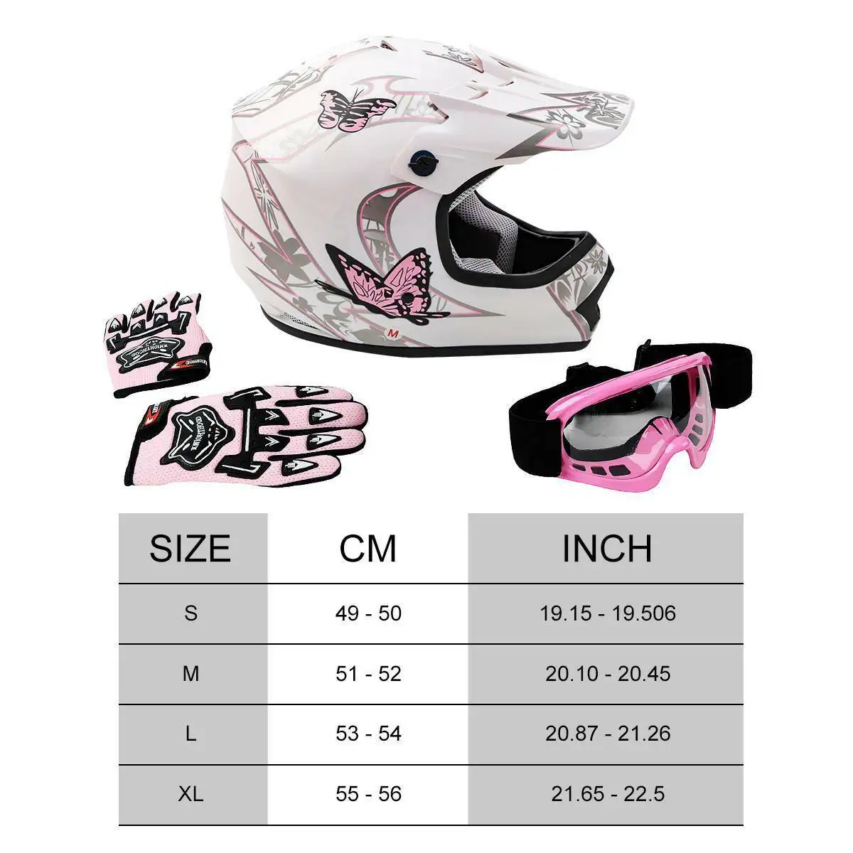

DOT Motorcycle Children Youth Kids Helmet Motocross Full Face Offroad Dirt Bike ATV Goggles Gloves Helmets Casque