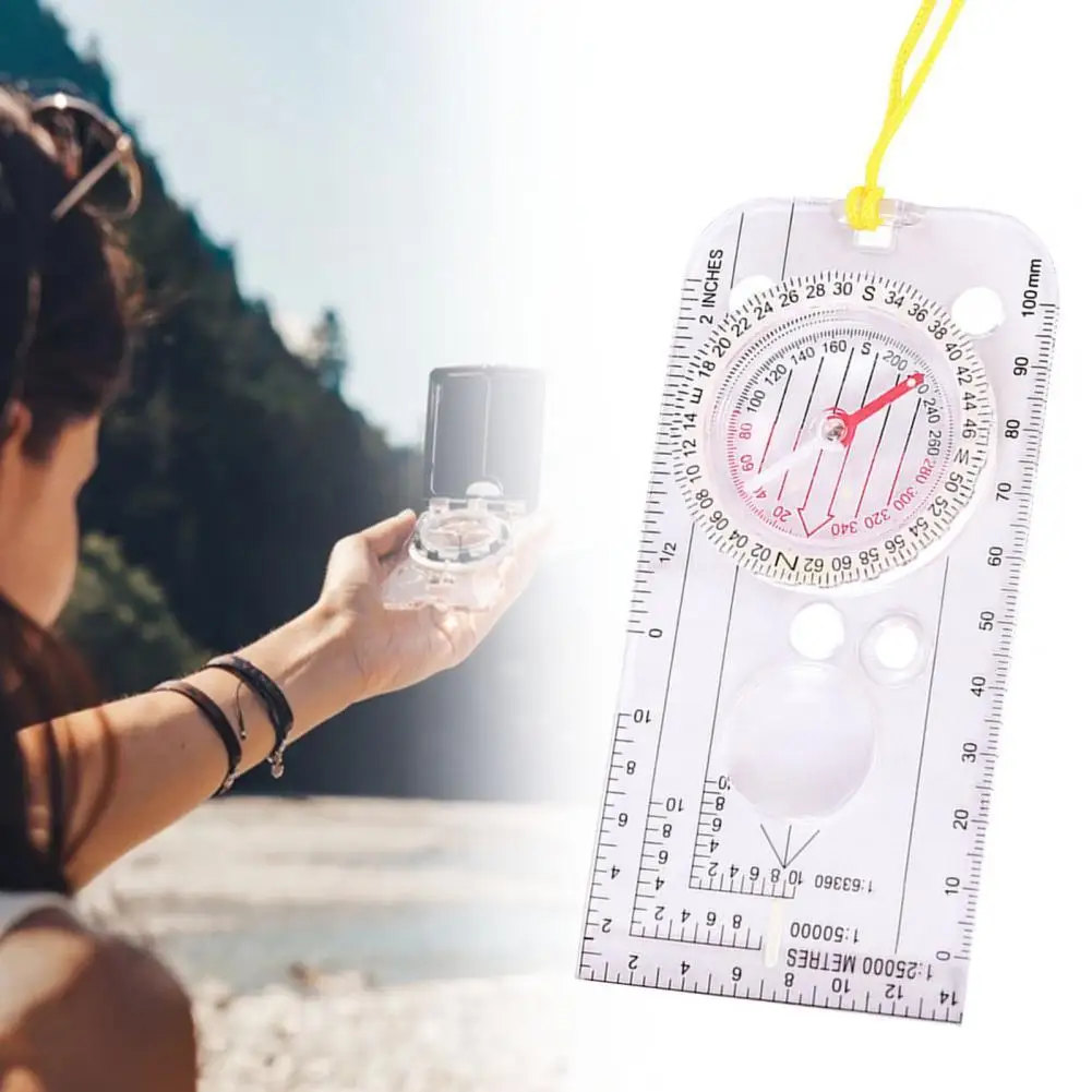 Направляющий компас прозрачный широко применяемый портативный