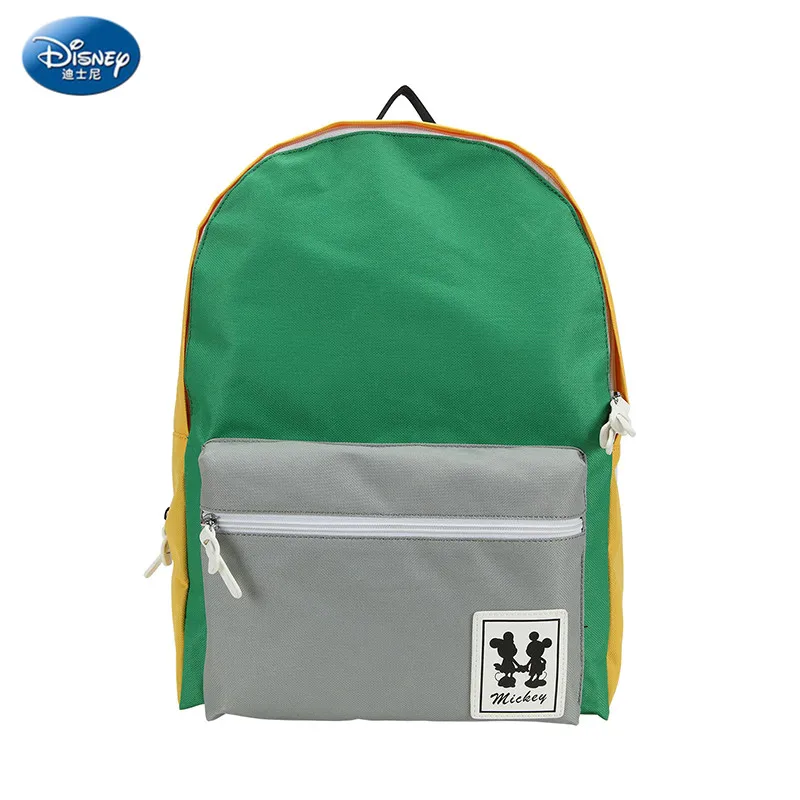 

Disney Children's Backpack Unisex Cute Cartoon Minnie Mickey Pattern Student Schoolbag Nylon Fashion Waterproof Travel Backpack
