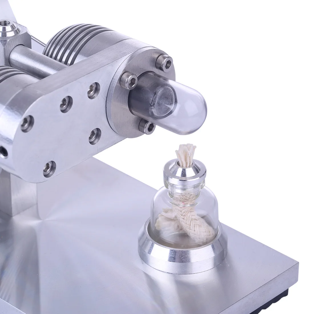 

Aluminium Alloy Quartz Heating Tube Stirling Engine Educational Model Kit