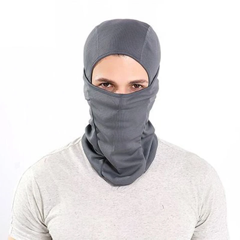 Зимняя мотоциклетная Балаклава CS Черная защитная маска на все лицо мужские