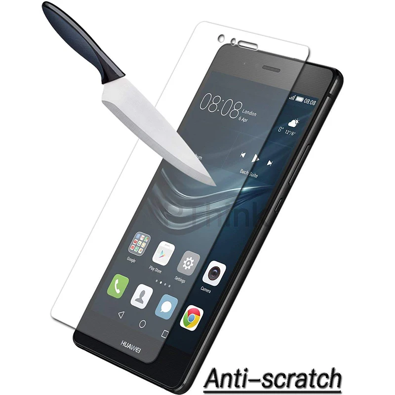 Для huawei P8 lite P9 plus закаленное защитная стеклянная пленка для экрана 0 3 мм 2.5D с