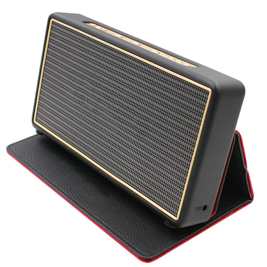 Складывающийся динамик защитный чехол для Mar shall Stockwell Spleaker BT Speaker Crustpro кожаный с