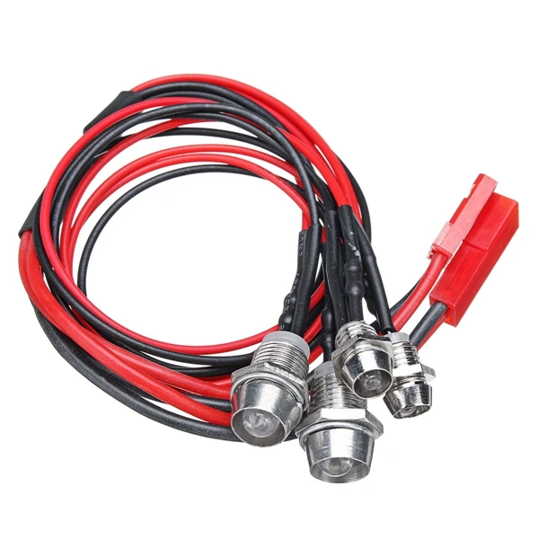 Для WPL RC Car Truck Kit пластиковый прочный красный/белый ESC DIY набор обновленных деталей