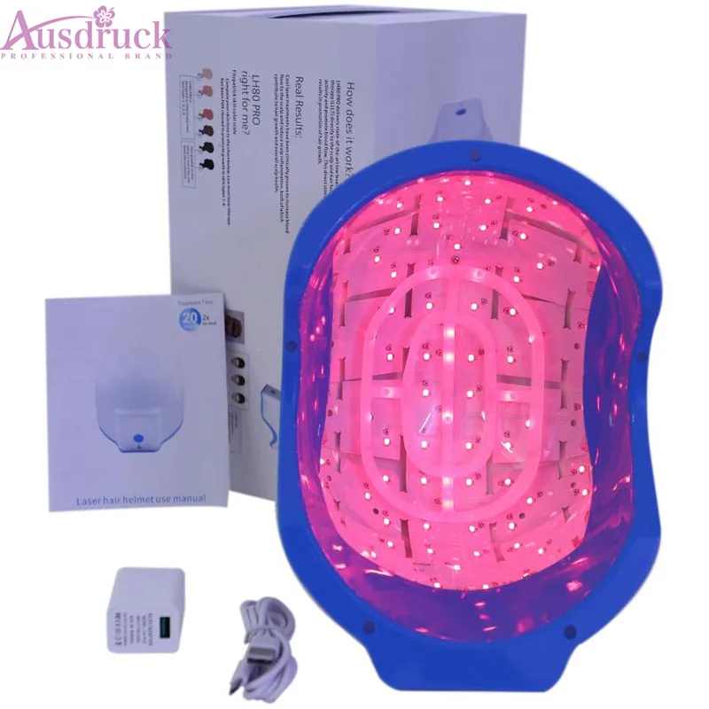 Best Laser Haarausfall Nachwachsen Wachstum Infrarot Behandlung Kappe Helm Anti haar Entfernung Therapie Alopezie 80 Dioden Schönheit Instrument