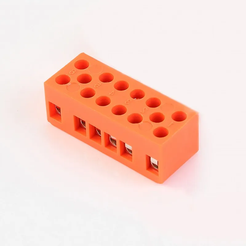 10 шт./лот H3801-6 фиксированное огнестойкое и высокотемпературно-устойчивое соединительное устройство типа 40A/6P на базе терминала.