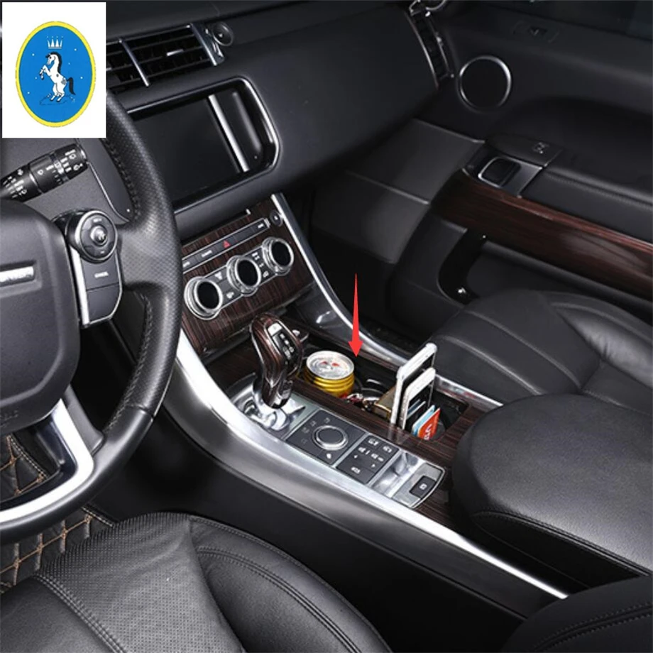 Yimaautotrims авто аксессуар переднее сиденье центральный ящик для хранения многофункциональный держатель чашки набор для RANGE ROVER Sport