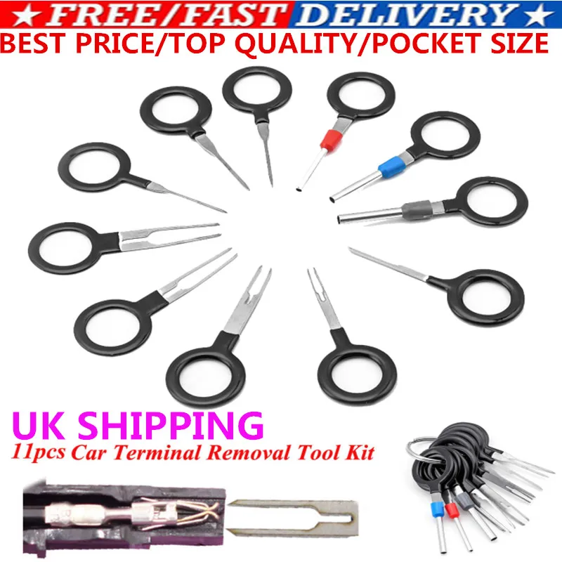 

11 шт., набор инструментов для удаления автомобильных контактов