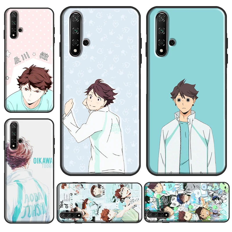 Тору Оикава хайкюу! Чехол для Huawei Y7 Y6 Y9 2019 Nova 5T, оболочка для Honor 50 Pro 9X 8X 10i 9 20 10 Lite, оболочка
