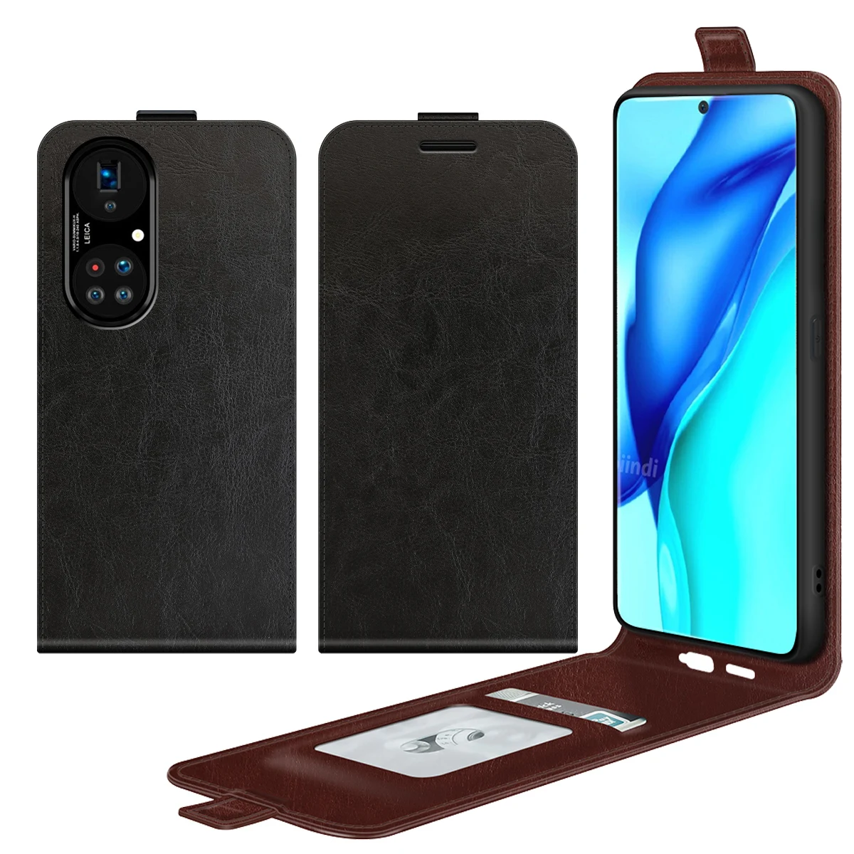 

Чехол-книжка для Huawei P50 Pro, мягкий чехол из ТПУ для телефона Huawei P50 Pro, Вертикальный чехол