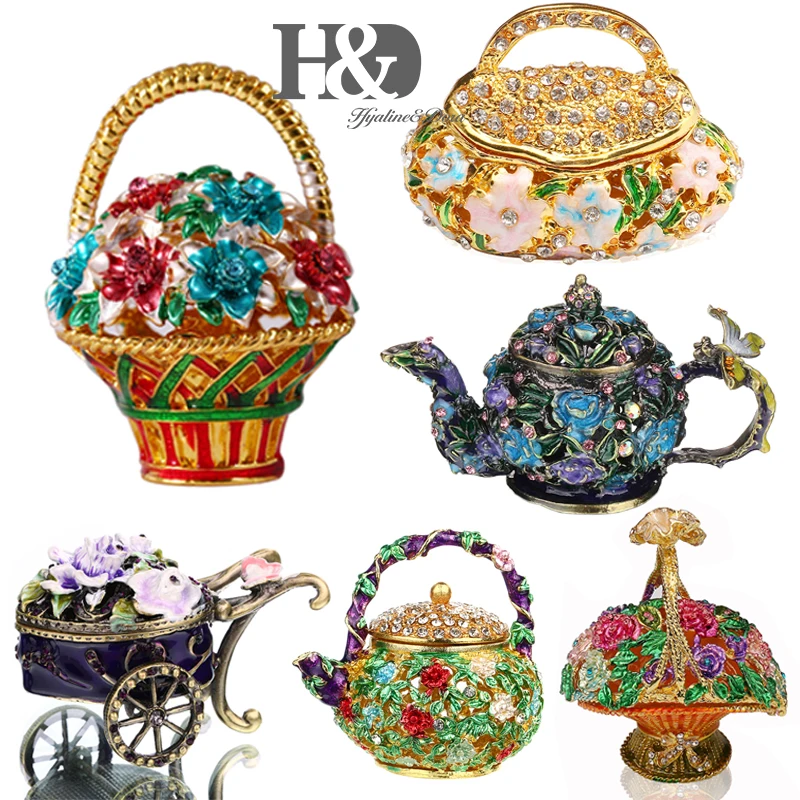 Декоративная шкатулка для ювелирных украшений H & D|Статуэтки и миниатюры| |