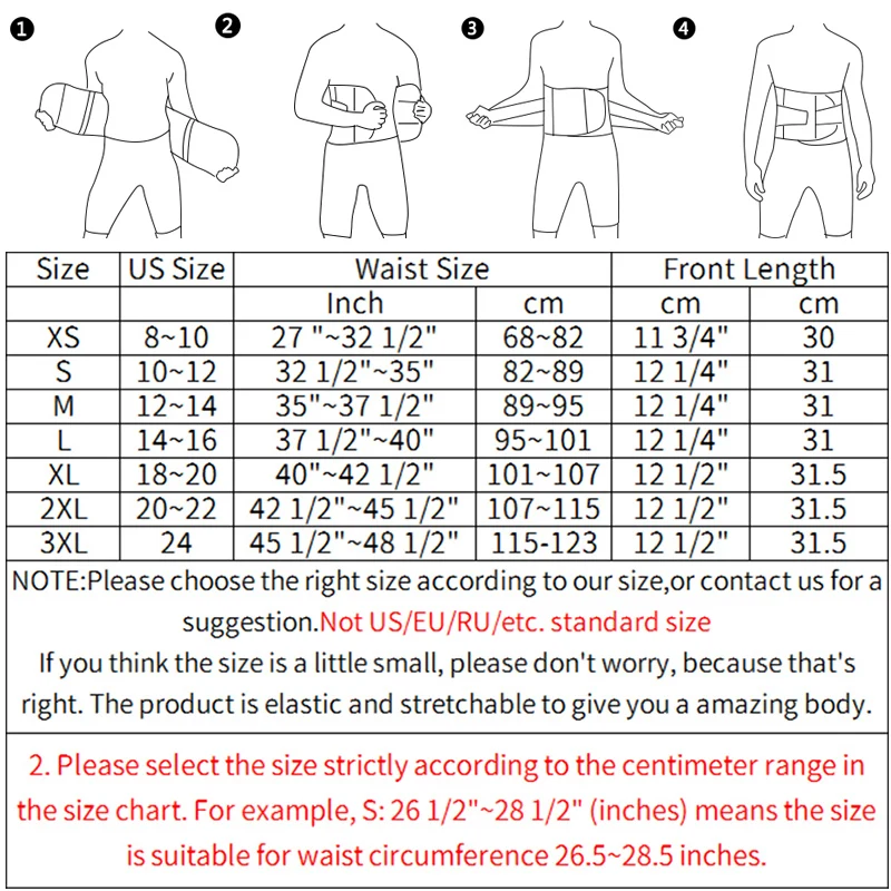 

Men Waist Trainer Waist sealing Slimming Body Shaper Weight Loss Shape wear Tummy Slim Modeling Belt Girdle Sweat Trimmer