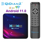 Новый Android 11 Smart TV Box H96 MAX V11 RK3318 4K Youtube медиаплеер H96MAX телеприставка PK T95 X88 PRO10