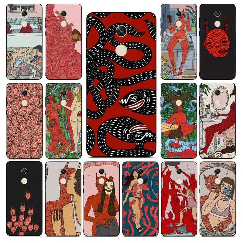 

Yinuoda Polly Nor Art Phone Case for Redmi Note 8 7 9 4 6 pro max T X 5A 3 10 lite pro