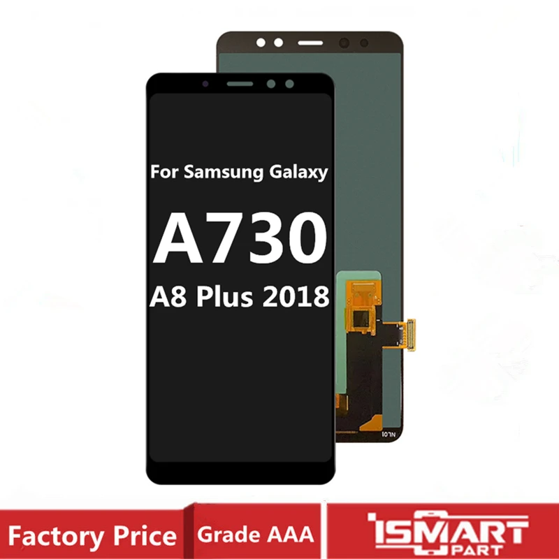 

OLED-дисплей A8 Plus 2018 для Samsung Galaxy A730, ЖК-дисплей в сборе, сенсорный экран, дигитайзер, запасные части A730F SM-A730F