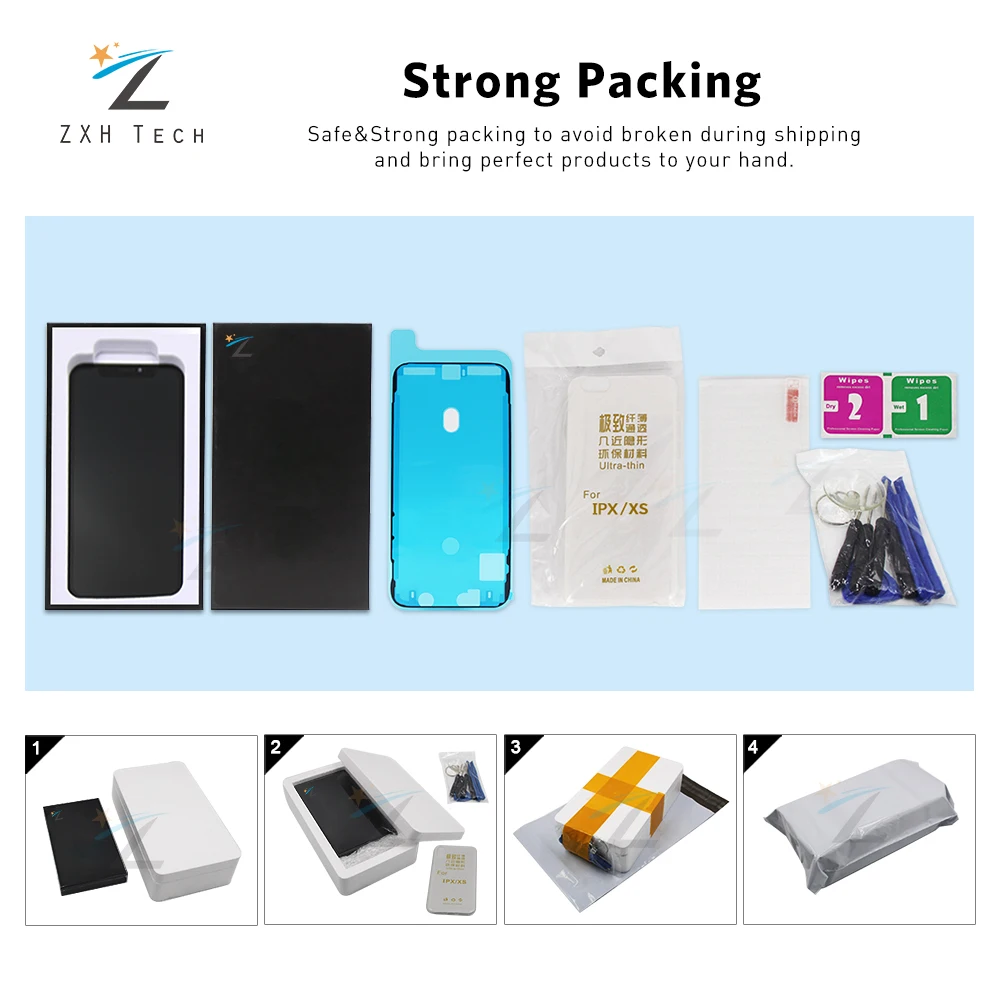 Amoled для iPhone X XR XS 11LCD в сборе с рамкой сменный TFT/OLED дисплей ЖК дигитайзер модуль 3D